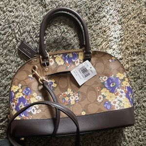 Coach floral print purse. Brand new with tags
